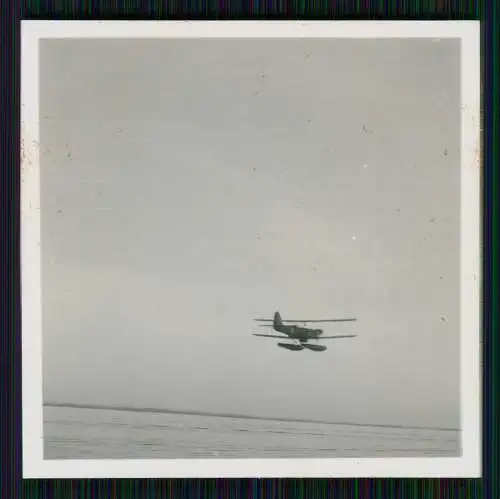 3x Foto Luftwaffe Heinkel He 59 Wasserflugzeug über Geleitzug Kriegsmarine 1941