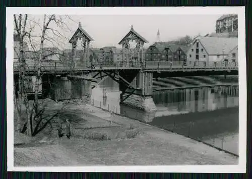 Foto Wehrmacht Drontheim Trondheim Brücke Kanal Norwegen 1941 Beschreibung Rücks