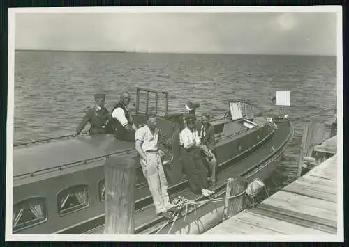 Foto 17x12cm Verkehrsboot Barkasse ? oder ähnlich Kriegsmarine 1938-41