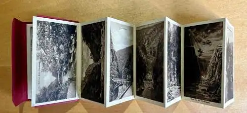 Leporello das Bodetal im Harz von Thale bis Treseburg Verlag Louis Glaser 1925