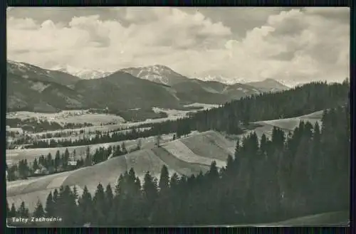 Foto AK Tatry Zachodnie Slowakei Polen Feldpost 1942 von Zakopane gelaufen