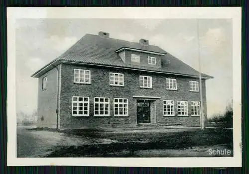 6x Schwei in Oldenburg Stadland Niedersachsen, Hotel zum Bahnhof, Kirche, Schule