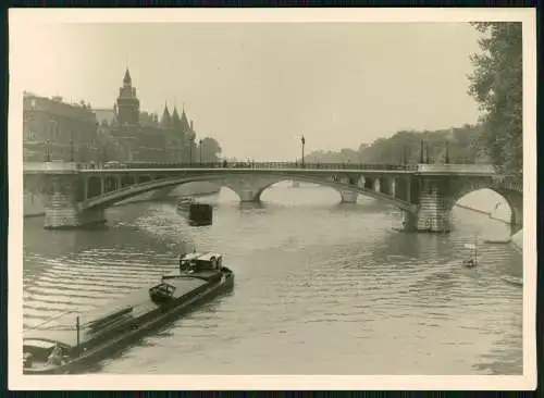 Altes Foto 18x13cm - Frankreich Paris, Le Pont au Change et le Palais de Justice