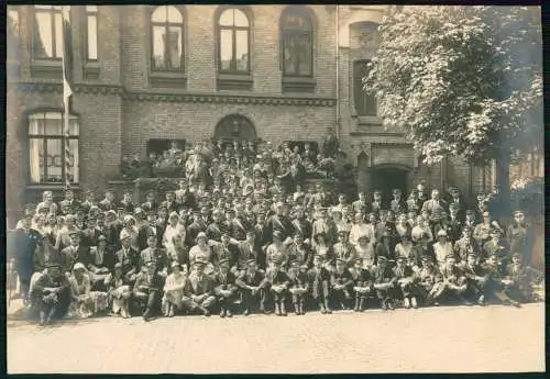 Foto Thies Hannover 23x16cm - Studentika Studenten Gruppe Wichs mit Couleur 1936