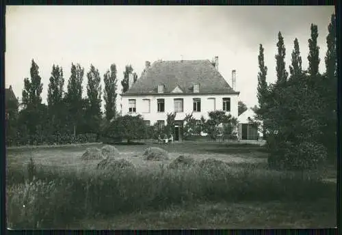 Foto 17x11cm 1. WK Soldaten in Belgien Flandern unser Quartier beim Rückzug 1918