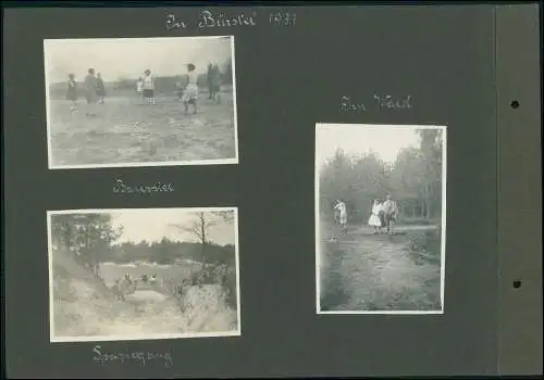 14x Fotoalbum-Seiten Fotos Reise Fahrrad von Kassel Heidelberg Rheinabwärts 1929