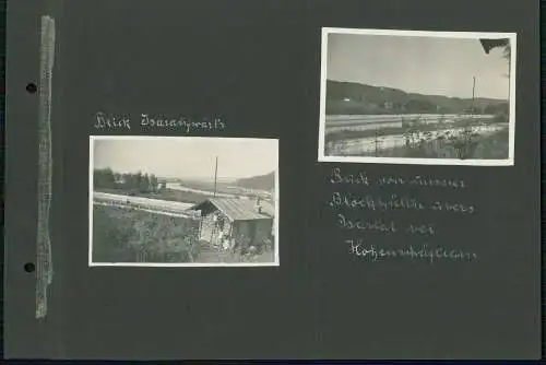 14x Fotoalbum-Seiten Fotos Reise Fahrrad von Kassel Heidelberg Rheinabwärts 1929