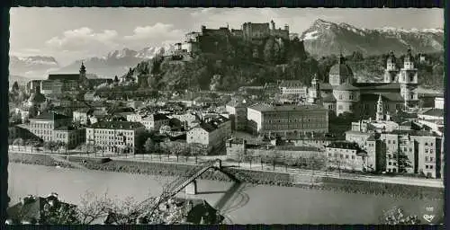 Foto AK 21x10 cm Salzburg Kirche Maria Plain Hoher Göll Untersberg Blick auf Ort