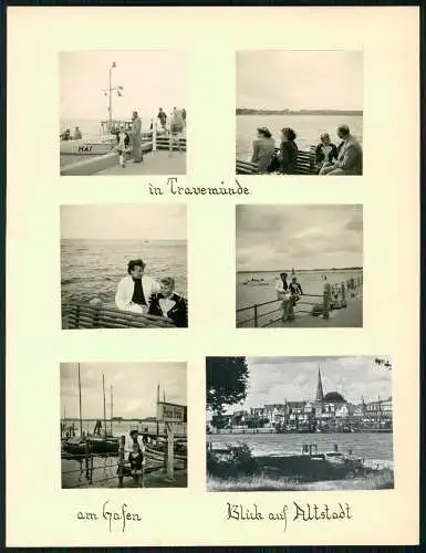 viele Fotos 9x Album-Seiten Timmendorfer Strand Niendorf Travemünde Lübeck Plön