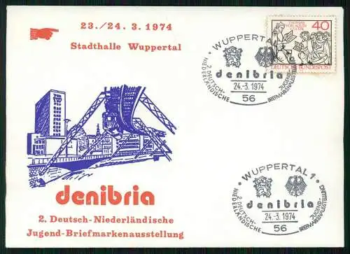 12x Briefe Stempel mit Motive Wuppertal Elberfeld Schwebebahn Hochbahn gelaufen