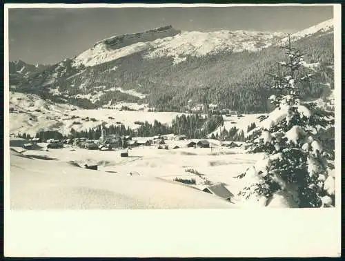 Foto 24x18 cm - Mittelberg Kleinwalsertal Österreich Vorarlberg Bezau im Winter