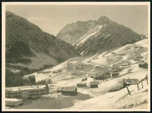 Foto 24x18 cm - Mittelberg Kleinwalsertal Österreich Vorarlberg Bezau im Winter