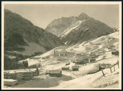 Foto 24x18 cm - Mittelberg Kleinwalsertal Österreich Vorarlberg Bezau im Winter