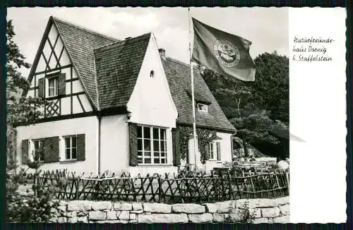 Echt Foto AK Bad Staffelstein am Main Oberfranken, Naturfreundehaus Dornig