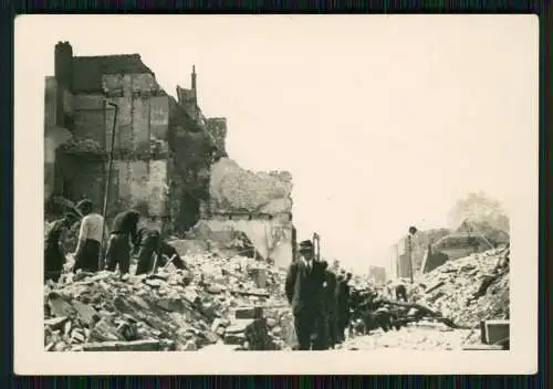 Foto Rotterdam Holland Niederlande Kriegszerstörung 1940