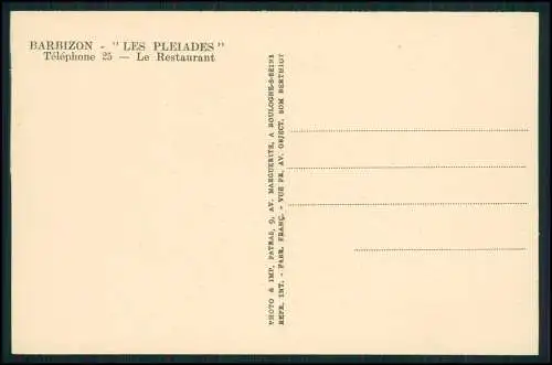 2x AK Barbizon, Frankreich Les Pléiades Hôtel-Spa-Restaurant 1918