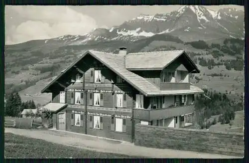 Foto AK Adelboden Chalet Frohmatt Schweizer Alpen im Berner Oberland