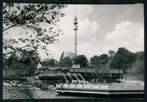 Foto AK Dortmund Ruhrgebiet - Partie am Kaiser Wilhelm Hain Westfalenpark 1950er