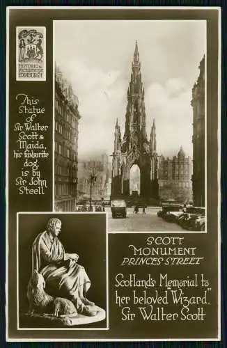 8x AK Edinburgh Schottland diverse Ansichten mit verschiedenen Motiven um 1935