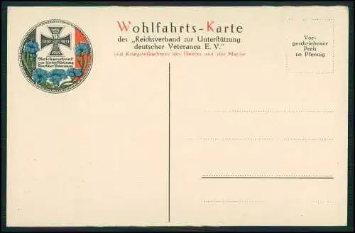 AK 1. WK Wohlfahrt Karte Generalfeldmarschall Colmar von der Goltz