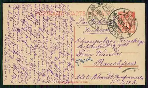 5x Postkarten Info aus Tallinn Reval Estland n Sachsenfeld Schwarzenberg ab 1920