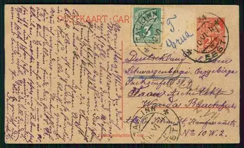 5x Postkarten Info aus Tallinn Reval Estland n Sachsenfeld Schwarzenberg ab 1920