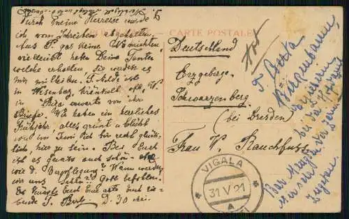 5x Postkarten Info aus Tallinn Reval Estland n Sachsenfeld Schwarzenberg ab 1920