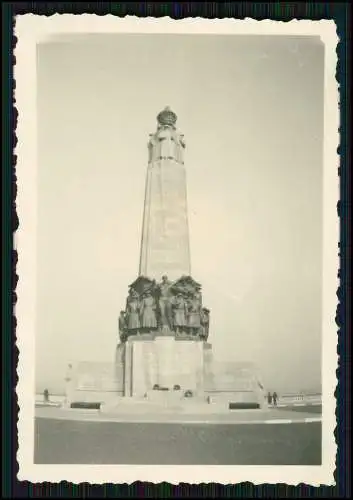 3x Foto Denkmäler in Frankreich fotografiert von Soldat der Wehrmacht 1941