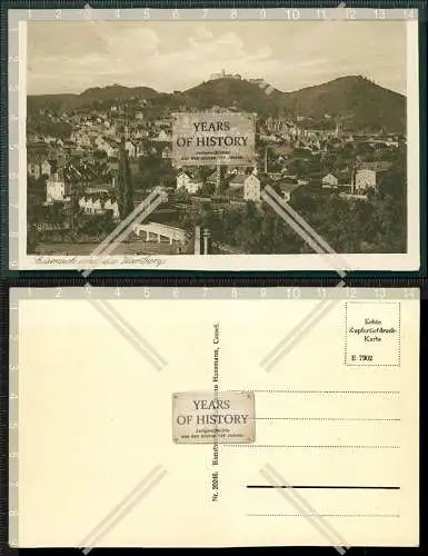 AK Eisenach Thüringen Stadt Ansicht mit Wartburg 1936