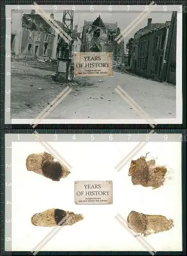 Foto Kirche Kathedrale kleine Stadt Belgien Frankreich zerstört 1940-42 