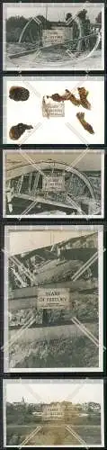 Foto 4x Brücke Uferstraße Kriegszerstörungen Belgien Frankreich 1940-41