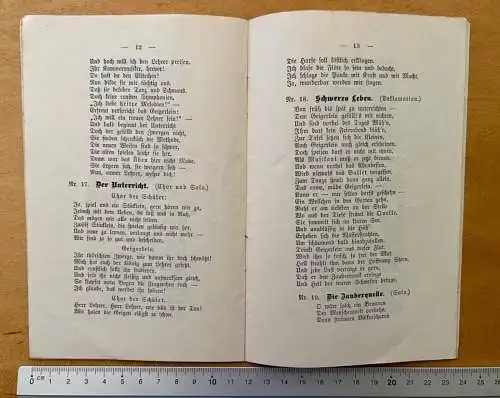 Heft - Das Geigerlein Karl Bohm Johanna Siedler 1898 Verlag J. Hainauer Breslau