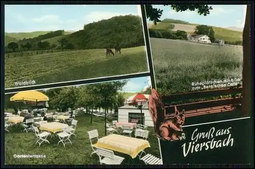 AK  Viersbach in Bechen Gem. Kürten BERGISCHES CAFÉ Inh. Josef Wolfgang Bosbach