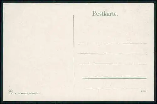 AK Detmold Lippe Teutoburger Wald Hermannsdenkmal mit Bismarckstein um 1910