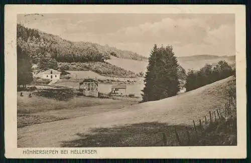 AK Hühnersiepen Hellersen Lüdenscheid im Sauerland Panorama 1921 gelaufen Hagen