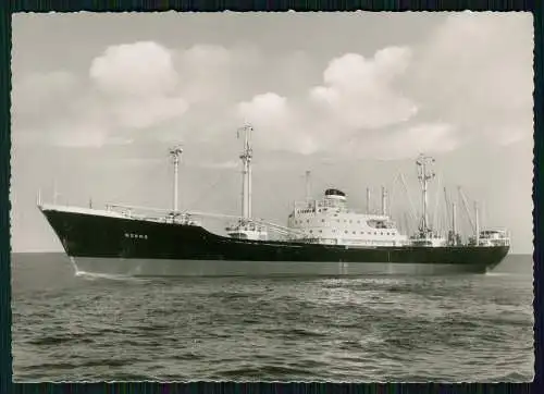 Foto AK Tanker MS Worms, Hamburg-Amerika Linie, HAPAG 10.580 t