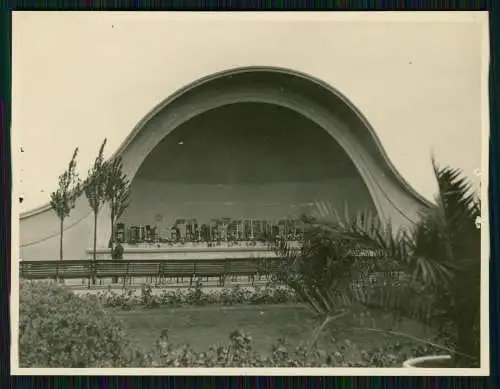 Foto Świnoujście Swinemünde Pommern, Konzertplatz, Konzertmuschel 1940