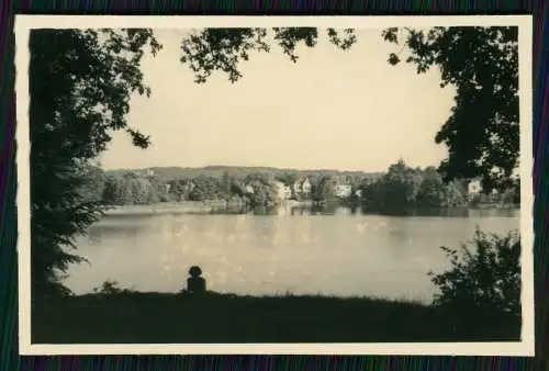 11x Foto Berlin Treptow, Partie an der Abtei-Brücke, Steg Angler uvm. 1939