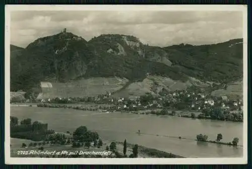 Foto AK Königswinter am Rhein, Drachenfels, Wolkenburg, Rhöndorf, Siebengebirge