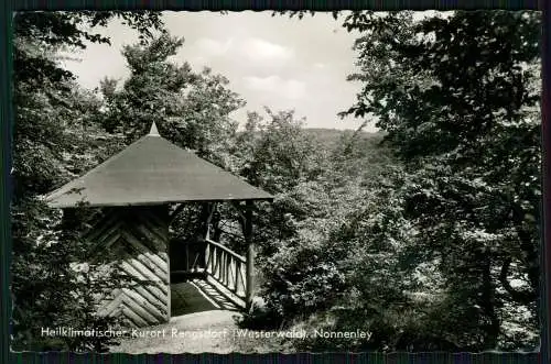 Echt Foto AK Rengsdorf im Westerwald, Nonnenley, Pavillon Cekade Karte