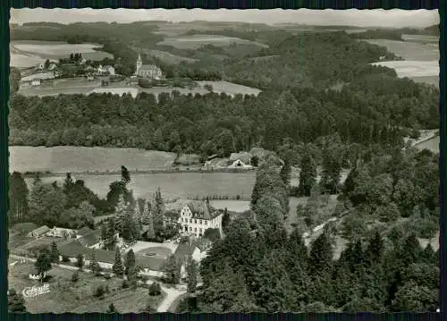 Foto AK Hommerich Hennef Sieg, Hotel Schloss Georgshausen Fliegeraufnahme Cekade