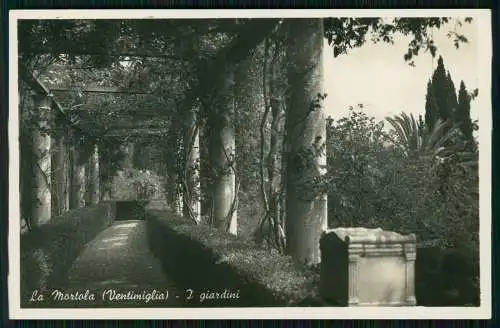 5x Foto AK La Mortola Liguria, Riviera di Ponente Italien