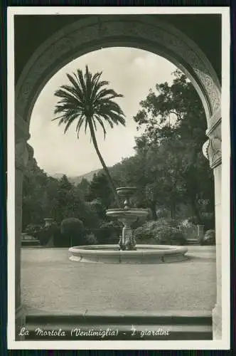 5x Foto AK La Mortola Liguria, Riviera di Ponente Italien