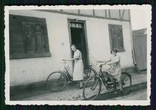 6x Foto Wundersleben Lr. Sömmerda Thüringen Dorfleben mit Fahrrad uvm. 1940