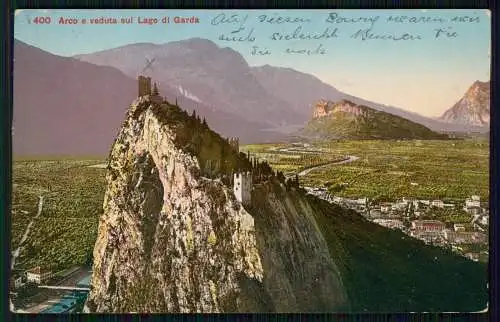 4x AK alte Ansichtskarten Lago di Garda, Gardasee, Diverse Ansichten 1910-20