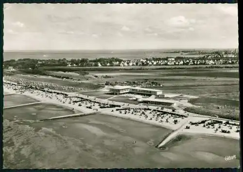 Foto AK 21x15 cm Übergröße Nordseebad Cuxhaven Döse Fliegeraufnahme Cekade