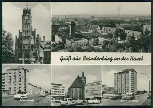 Foto AK 21x15 cm Übergröße Brandenburg Havel Friedenstrasse Brielower-Strasse