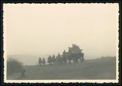 8x Foto Soldaten Wehrmacht Vormarsch mit Pferde