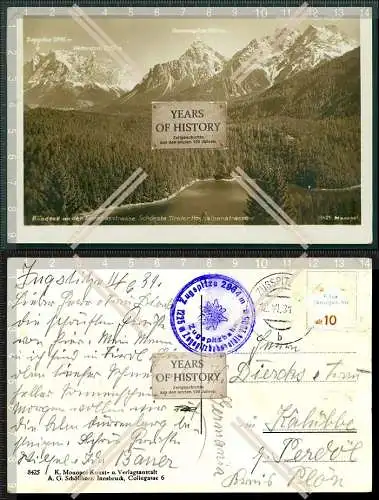 Orig. AK Österreich Tirol Blindsee Fernpass Straße Hochalpenstraße 1931 gela