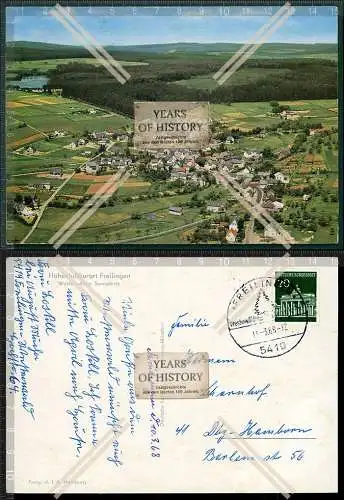 Orig. AK Feriendorf Freilingen Westerwald Rheinland-Pfalz Luftbild Fliegeraufna